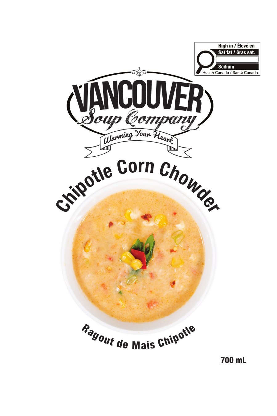 Chipotle Corn Chowder 700 mL pouch